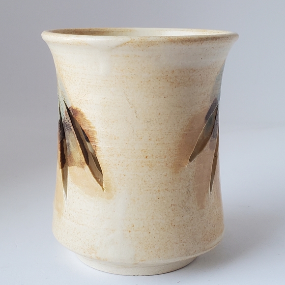 Signed Studio Pottery Tealight Holder or Orchid Pot - Picture 5 of 10